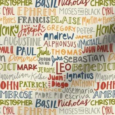 Catholic Male Saint Names