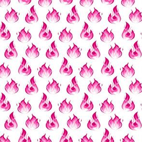 Large-Scale | Pink Flames Fire Flame Hot Burning Firefighter
