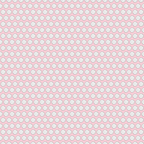 Small Golf Ball Pattern on Pastel Pink