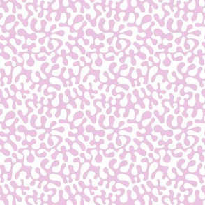 Pink curvy abstract in Pantone Pirouette pink