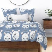 Sleepy wakey polar bear DIY project