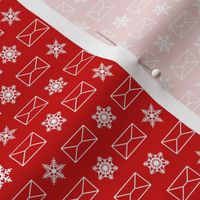 Snowflake Mail ~ Red
