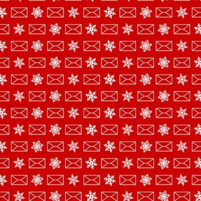 Snowflake Mail ~ Red