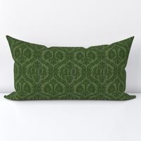 Renaissance damask - green