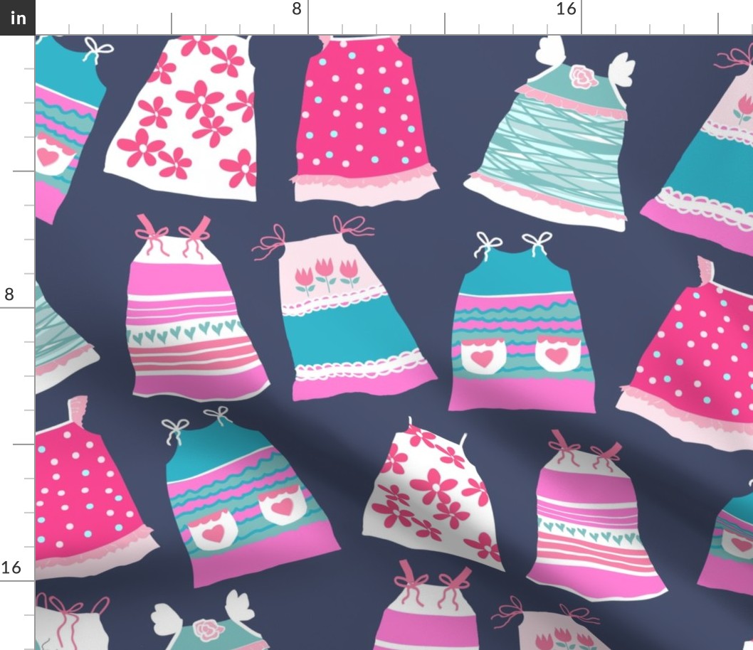 Pillowcase Dresses for Charity purple grey