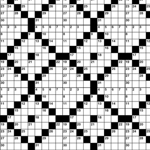 cross word puzzle game  for quilting