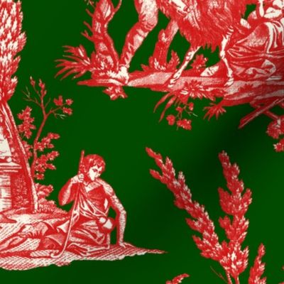Marseilles Toile ~ Christmas Gretna Green with Richelieu on Cosmic Latte 