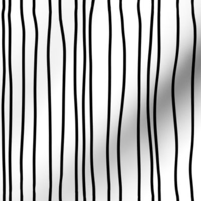 Minimalist florals - Abstract leaf  pattern - irregular stripes / lines