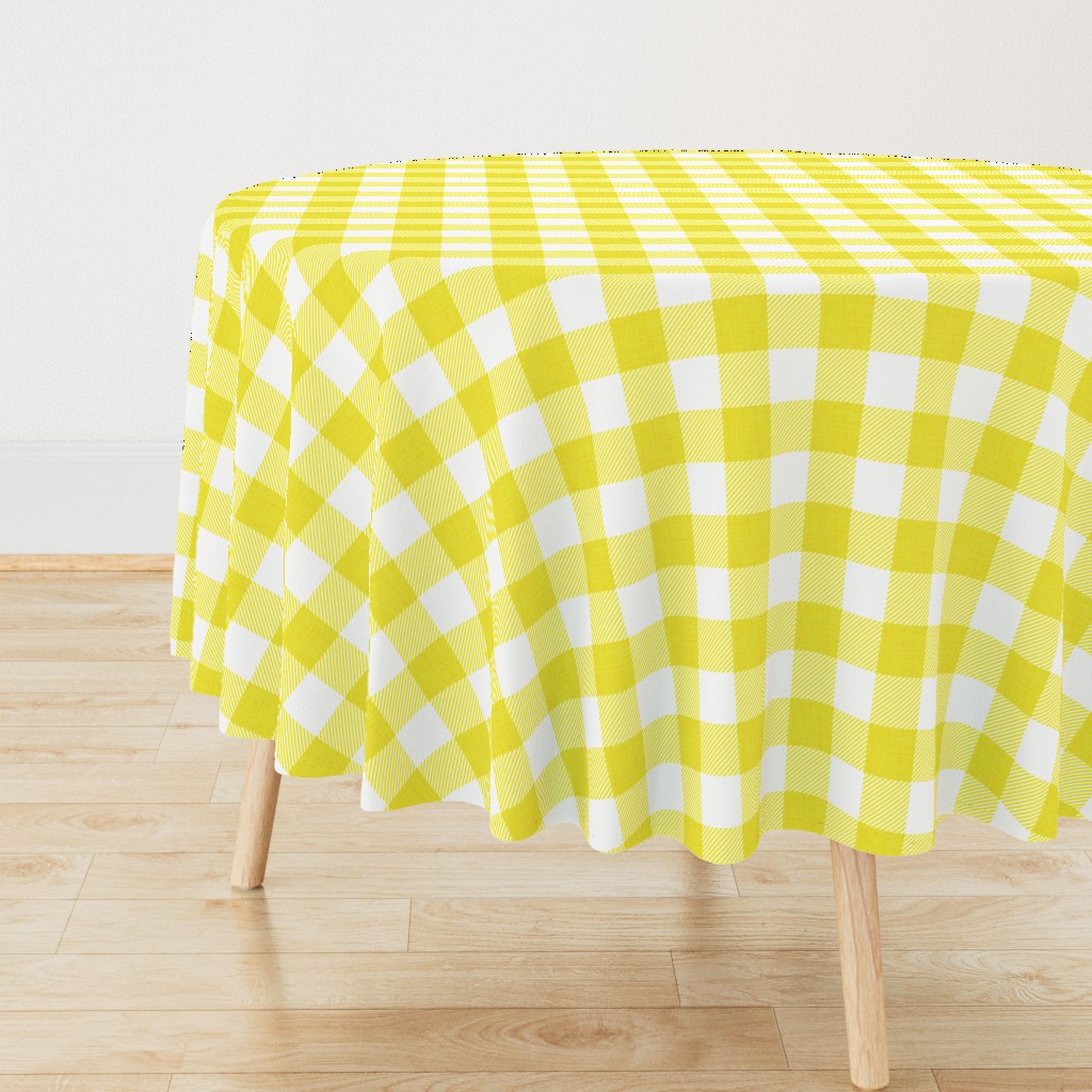 2" lemon linen no. 1 buffalo check