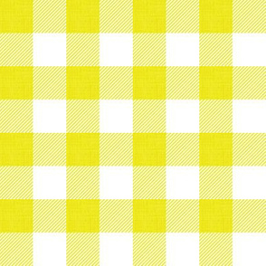 1" lemon linen no. 2 buffalo check