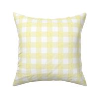 1" canary linen buffalo check