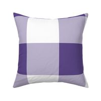 Six Inch Ultra Violet Purple and White Gingham Check