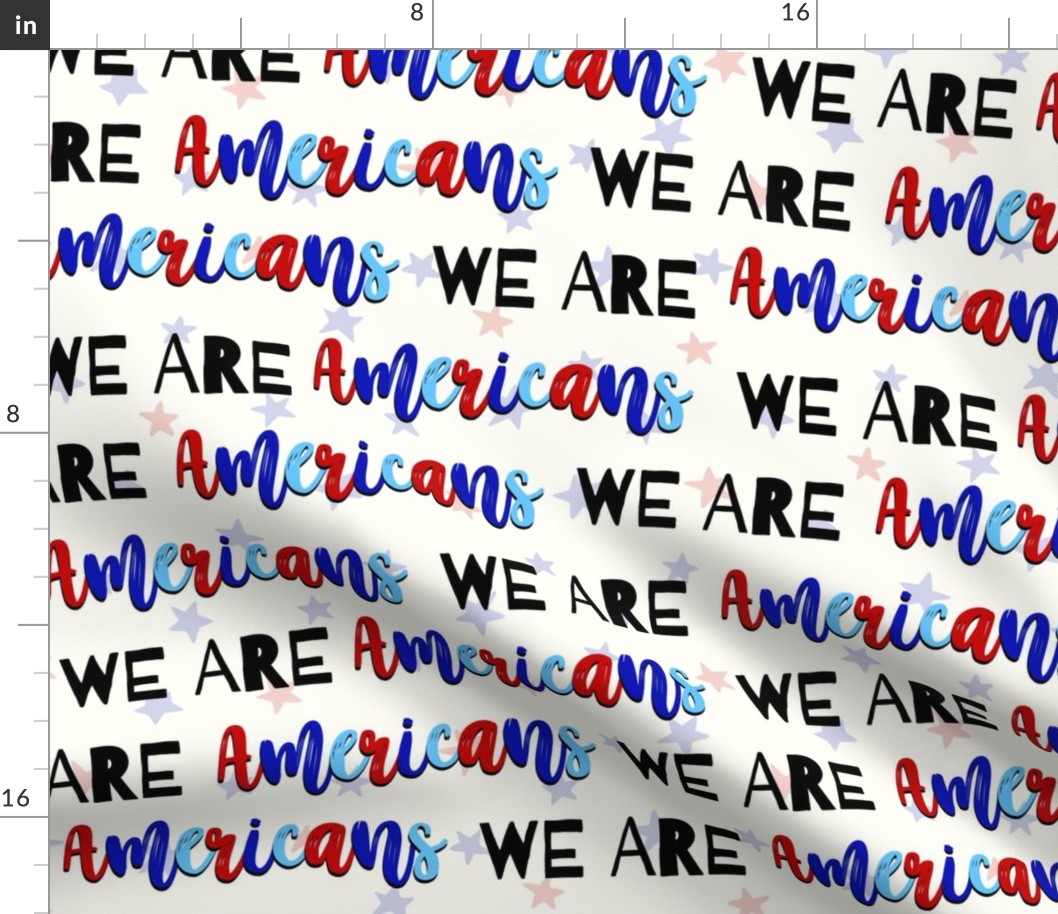 Patriotic We Are Americans - medium