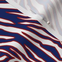 Buffalo Football Stripes Mirrored