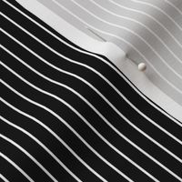 Small Pin Stripe Pattern with White Vertical Stripes on Black