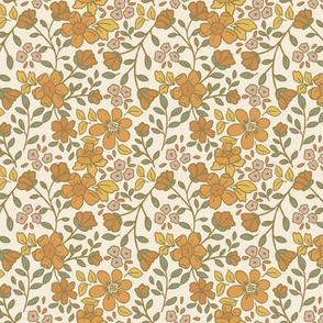 Garden Floral Vintage Yellow - small