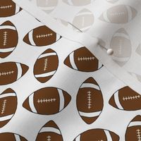 Football Pattern on White - Small