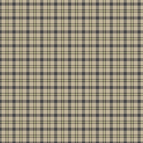 Grey and Beige Plaid with Sage Green