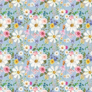 Daisy Floral, blue