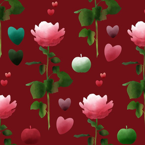 Rose500-RedBackground