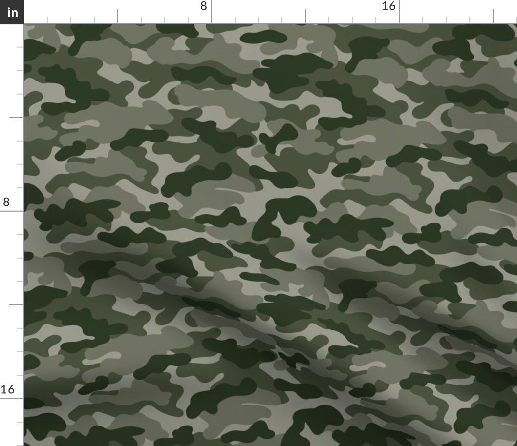 Minimal trend camouflage texture army design green gray