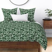 Minimal trend camouflage texture army design forest green mint