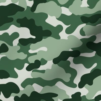 Minimal trend camouflage texture army design forest green mint