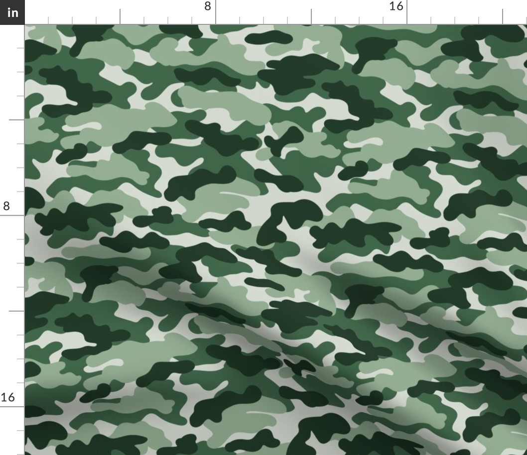 Minimal trend camouflage texture army design forest green mint