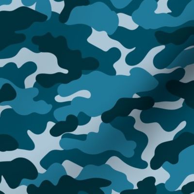 Minimal trend camouflage texture army design classic blue navy