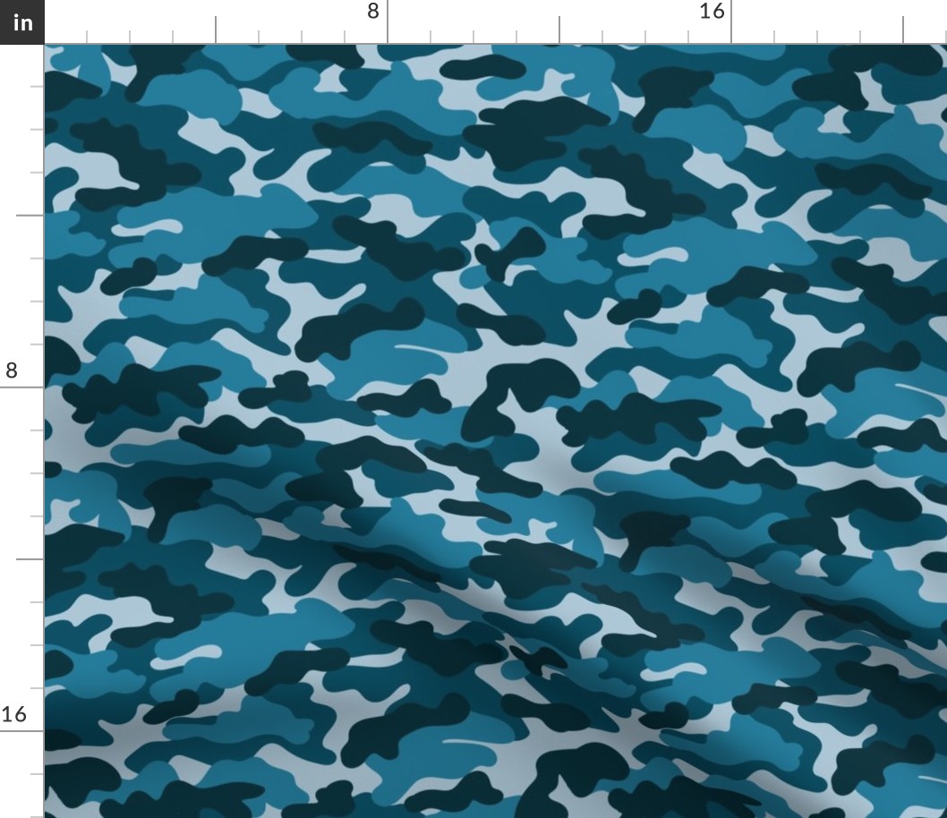 Minimal trend camouflage texture army design classic blue navy