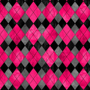 Watercolor argyle pattern