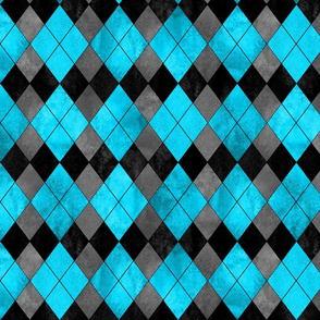 Watercolor argyle pattern