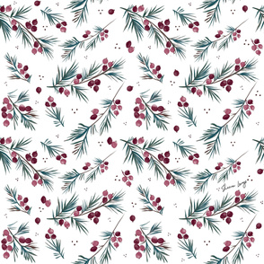 Holly pattern large