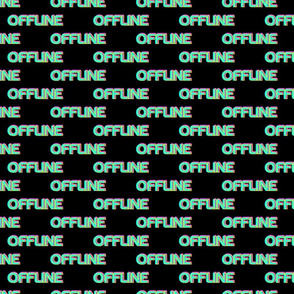 Offline Aesthetic Vaporwave Japanese Text Disconnected