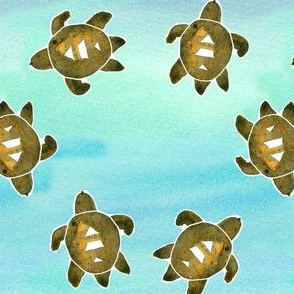 Ocean Blue Turtles