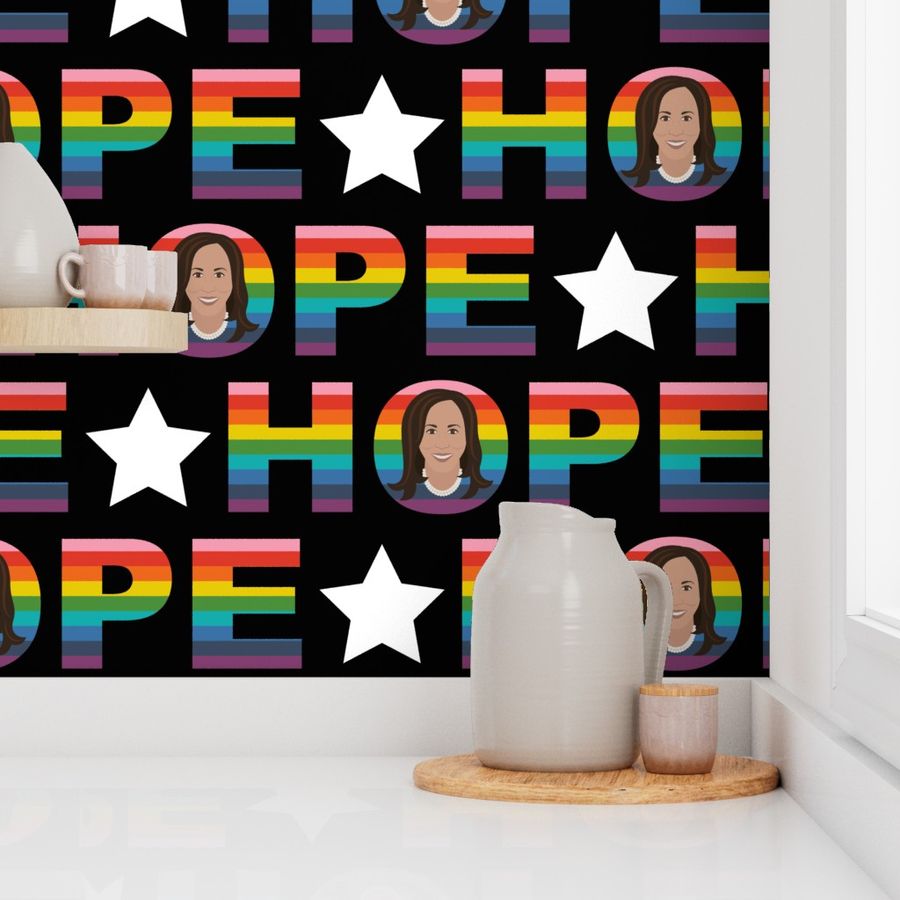 Kamala Harris - Hope - Rainbow - 1"