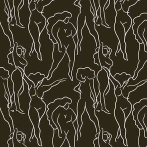 Female Figures Fabric, Wallpaper and Home Decor | Spoonflower