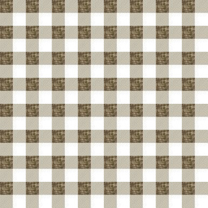 1/2" cobble linen buffalo check