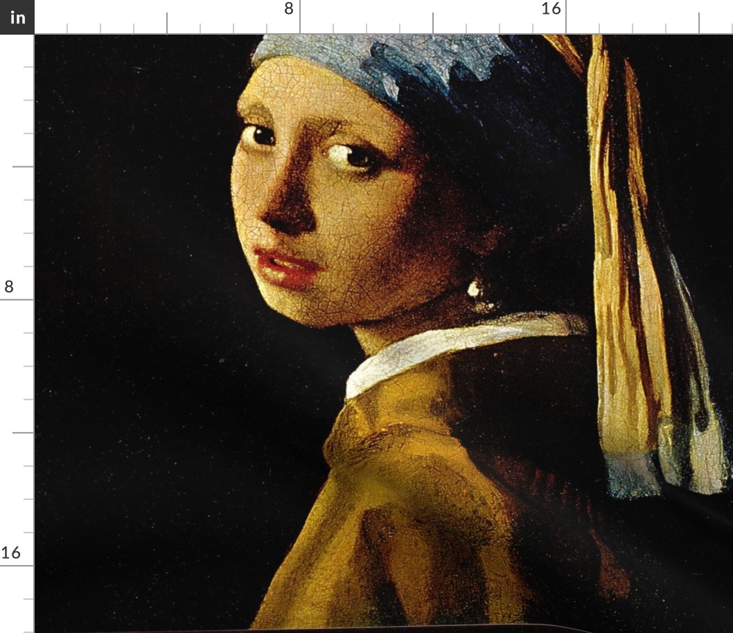 Johannes Vermeer 's Girl with a Turban 1665 (The Girl With the Pearl Earring)