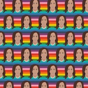 Kamala Harris - Madam Vice President - Rainbow - Tiny