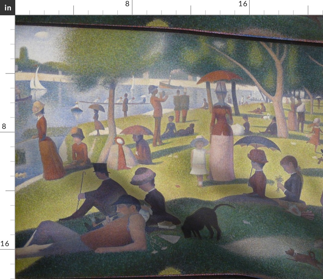 Georges Seurat's Sunday Afternoon 1885