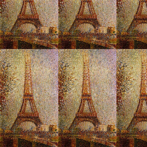 Georges Seurat's The Eiffel Tower 1889