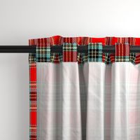 50s plaid classic red