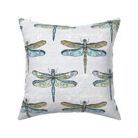 dragonflies - cooler tones
