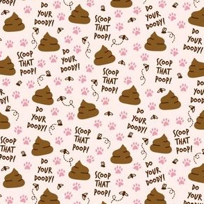 Do Your Doody! Scoop That Poop! on Pink