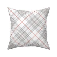 Southdown tartan - 6" white diagonal