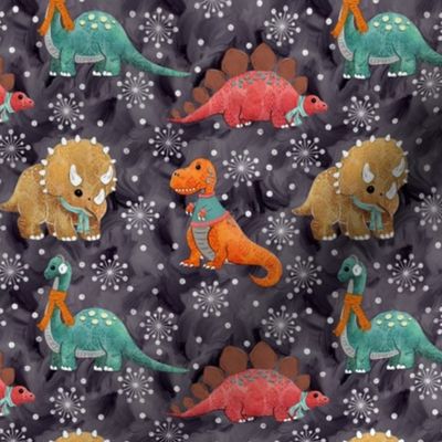 Winter Dinosaurs 1
