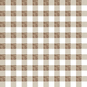 1/2" topaz linen buffalo check