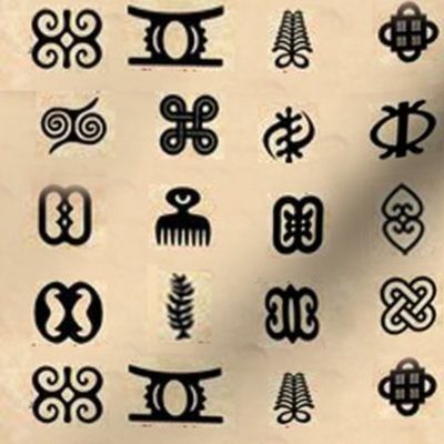 Adinkra Symbols - Spoonflower