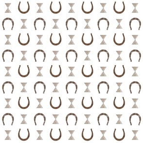 Horseshoes on white*reduced scale*